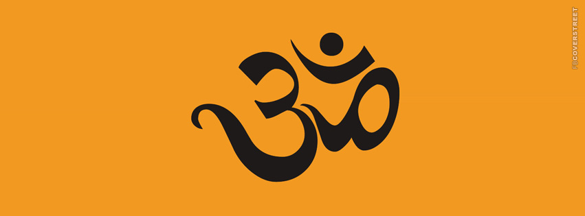 Hinduism Om Symbol  Facebook cover