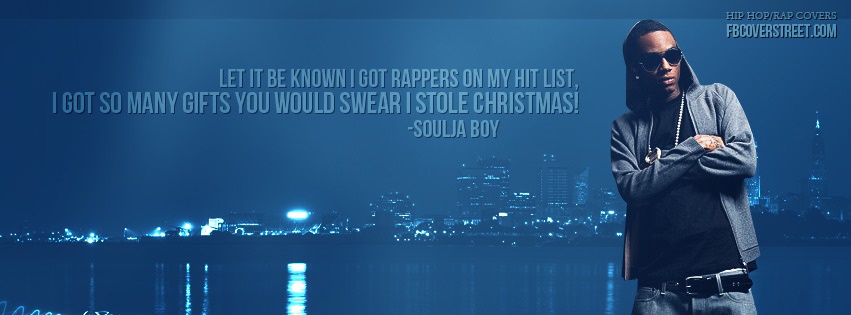 Soulja Boy Stole Christmas Facebook cover