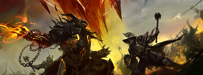 Guild Wars 2 Battle  Facebook Cover