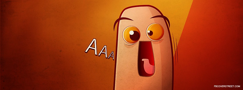 Funny Ahhh Character Facebook Cover