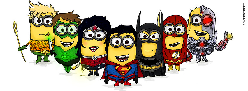 Despicable Me Super Hero Minions  Facebook Cover