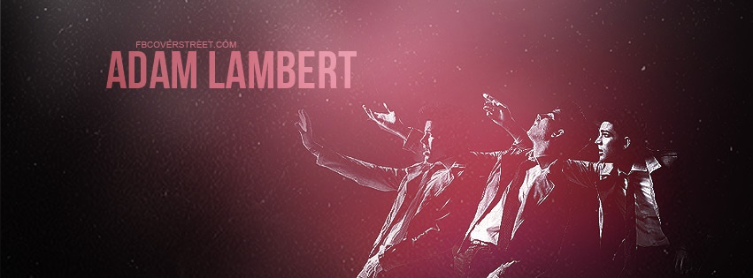 Adam Lambert 3 Facebook Cover