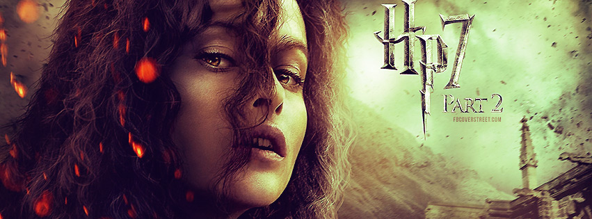 Harry Potter and the Deathly Hallows Part II Bellatrix Lestrange Facebook cover