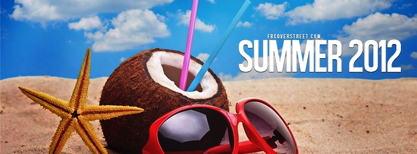 Summer 2012 Coconut Sunglasses And A Beach Facebook Cover