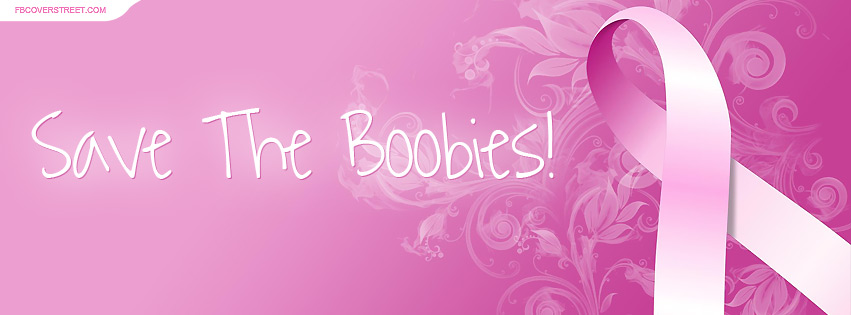 Save The Boobies Facebook cover