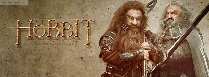 The Hobbit An Unexpected Journey Oin and Gloin Facebook cover