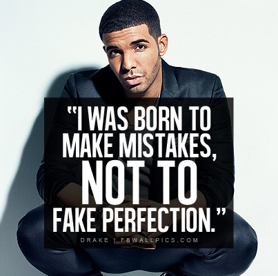 Drake Make Mistakes Quote Facebook picture