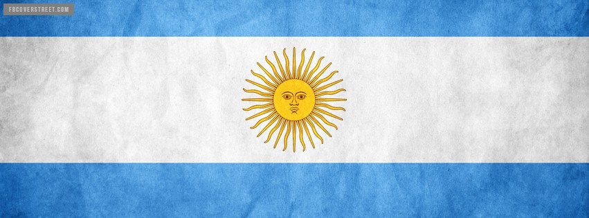 Argentina Flag Facebook cover