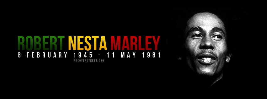 Robert Nesta Marley Facebook Cover