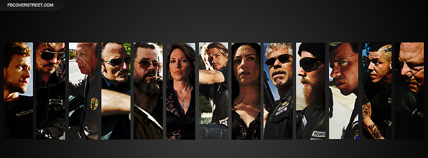 Sons of Anarchy Full Main Cast Facebook cover