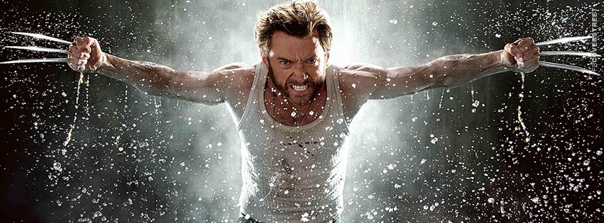 Wolverine Rain Movie Facebook Cover