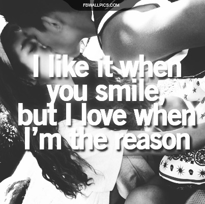 I Like It When You Smile Quote Facebook picture