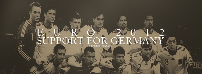 Euro 2012 Germany Team Photo Facebook cover