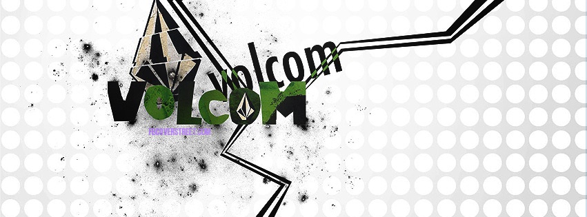 Volcom Abstract Logo Facebook Cover