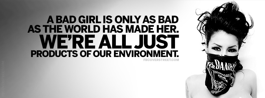 Products of Our Environment Quote Facebook cover