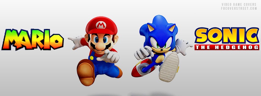 Mario and Sonic Facebook cover