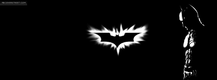 Batman and The Bat Symbol  Facebook cover