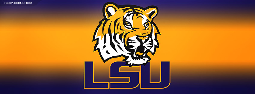 Louisiana State University Tiger Logo 2 Facebook Cover