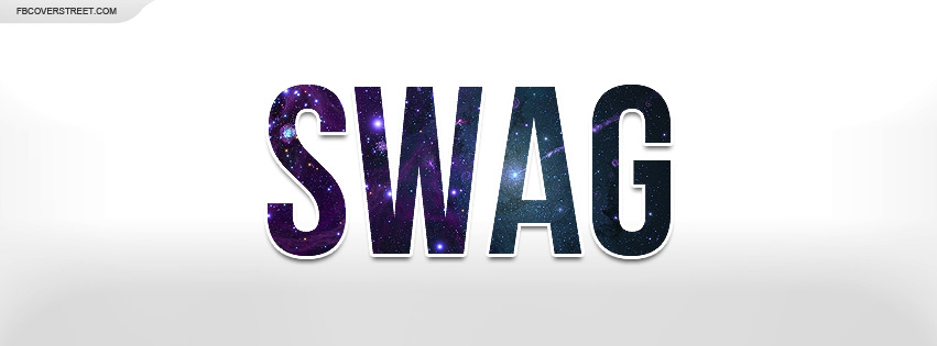 Swag Universe Lettering Facebook Cover