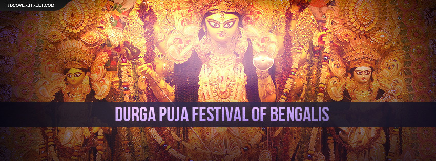 Durga Puja Festival of Bengalis Facebook cover