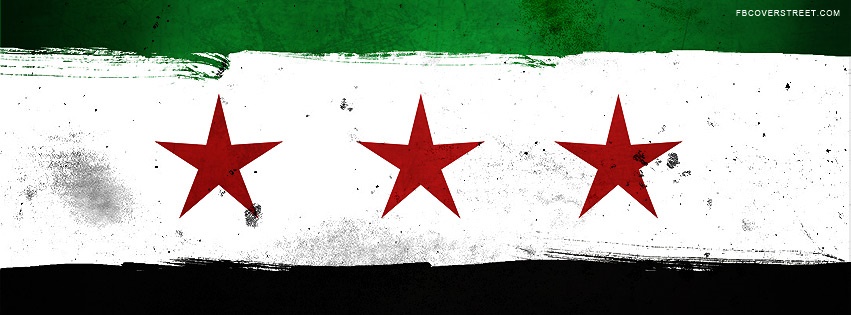 Syrian Revolution Flag 2 Facebook cover