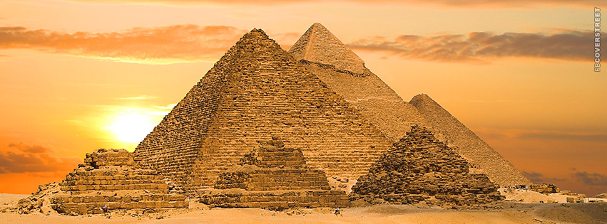 The Great Pyramids Amazing Photograph  Facebook Cover