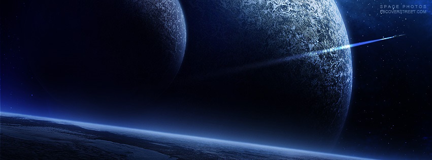 Ringed Planet View Facebook Cover