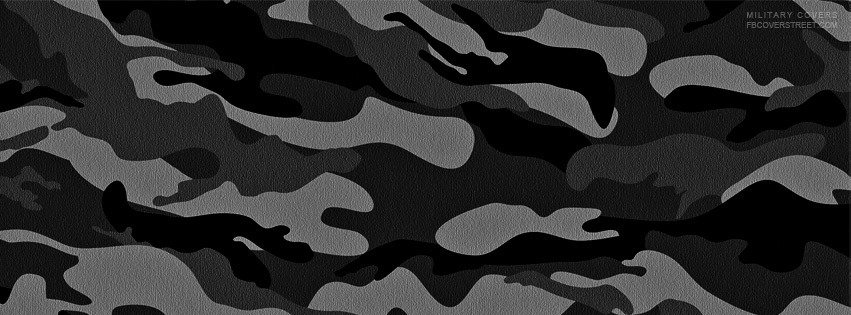 Greyscale Camo Pattern Facebook cover