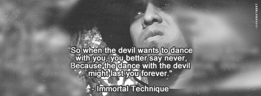 Immortal Technique Dance With The Devil Lyrics Facebook cover