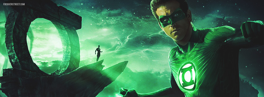 The Green Lantern Ryan Reynolds Movie Facebook cover