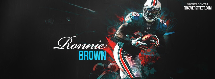 Ronnie Brown Miami Dolphins 1 Facebook cover