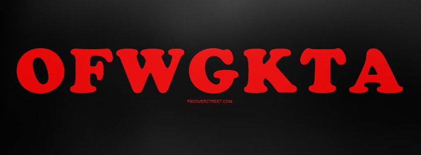 OFWGKTA Red Logo Facebook Cover