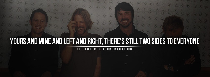 Foo Fighters Overdrive Quote Facebook cover