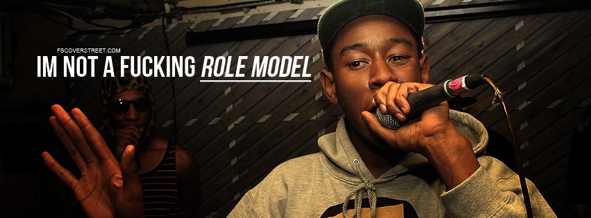 Tyler The Creator Im Not A Role Model Facebook cover