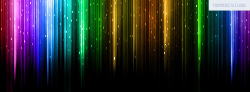 Rainbow Sparkles Facebook cover
