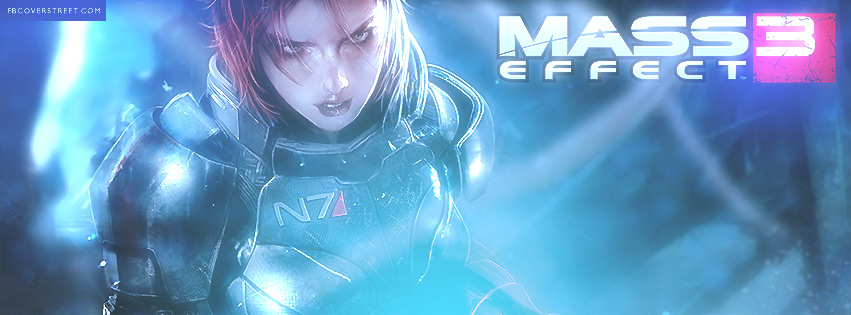 Mass Effect 3 Female Shepard Facebook Cover