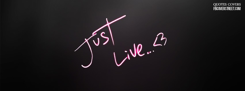 Just Live 1 Facebook cover