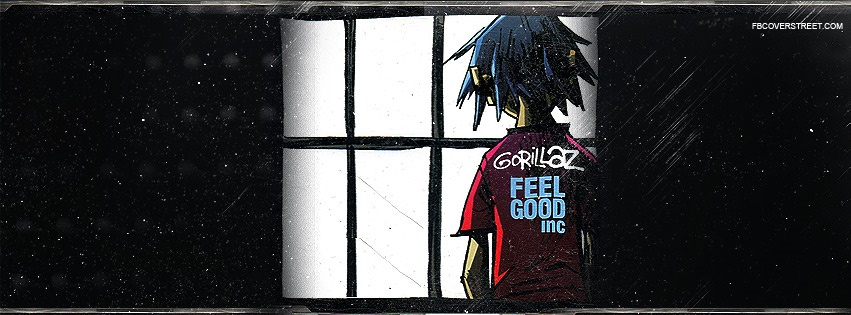 Gorillaz Feel Good Inc Facebook cover