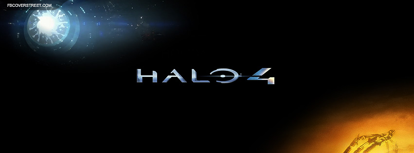 Halo 4 Blue and Orange Facebook cover