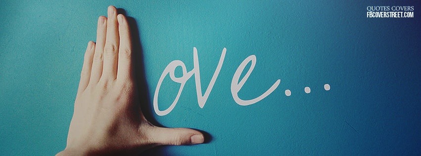 Love Hand Facebook Cover