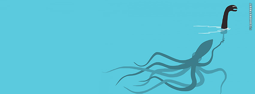 Squid and Lochness Monster Facebook Cover