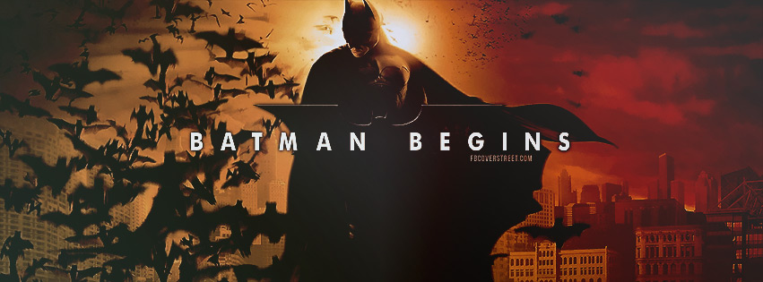 Batman Begins Facebook cover