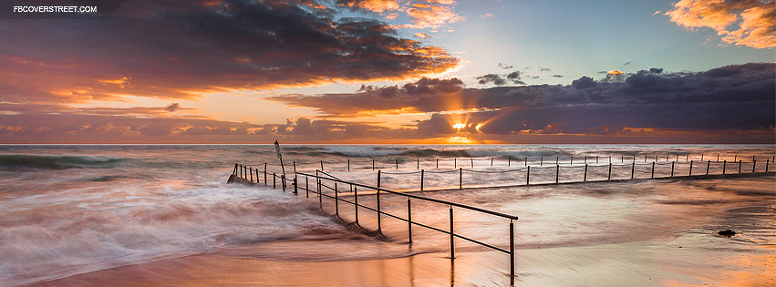 Australia Beach Fence Facebook cover