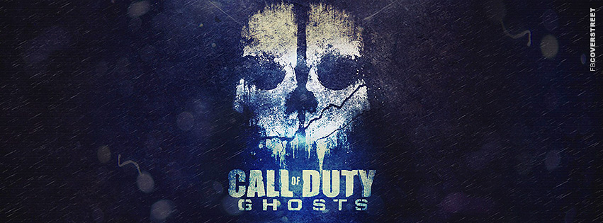 Call of Duty Ghosts Skull Logo Facebook Cover