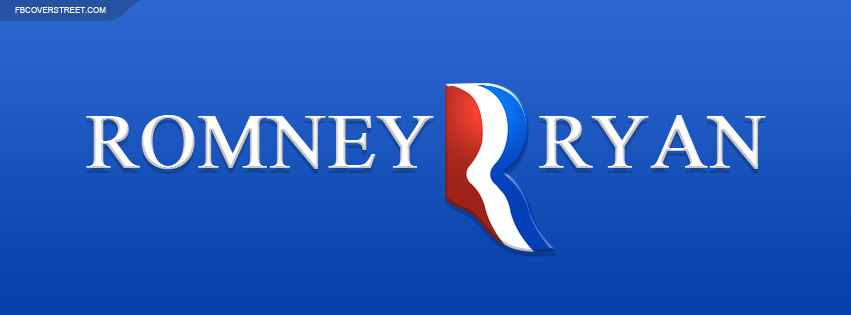 Romney Ryan Blue Facebook cover