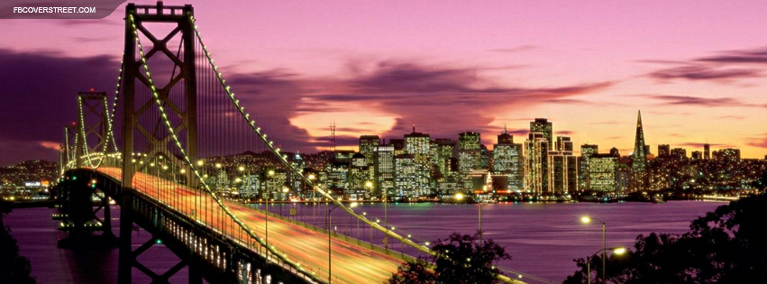San Francisco HDR Golden Gate Bridge Skyline Facebook cover