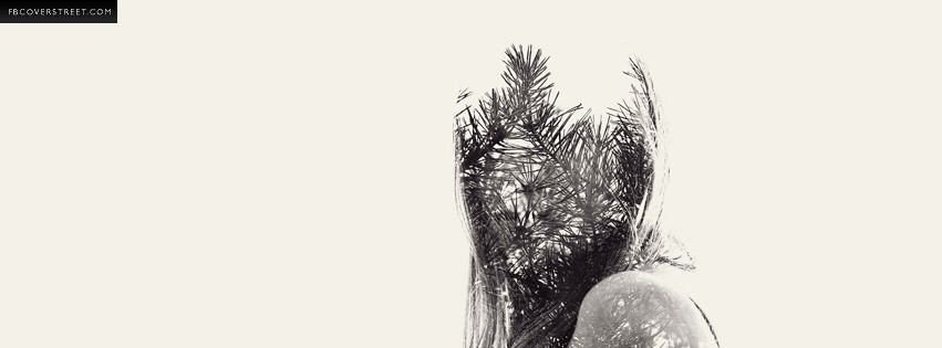 Pine Tree Face  Facebook cover