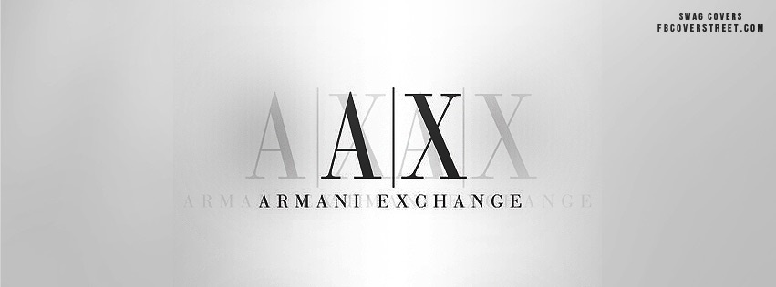 Armani Exchange Logo Facebook cover