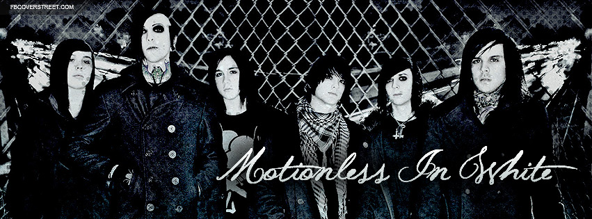 Motionless In White Band Photo Facebook cover