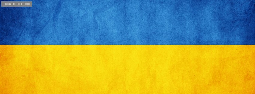 Ukraine Flag Facebook cover